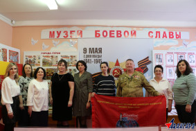 Открытие музея Боевой Славы.