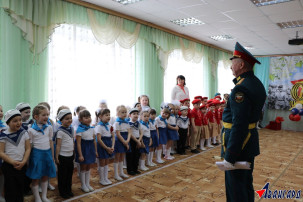 Военный парад дошколят 2024.