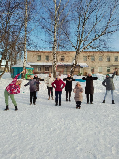 Коллективная зарядка.