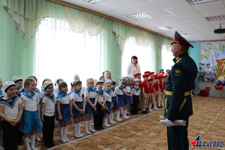 Военный парад дошколят 2024.